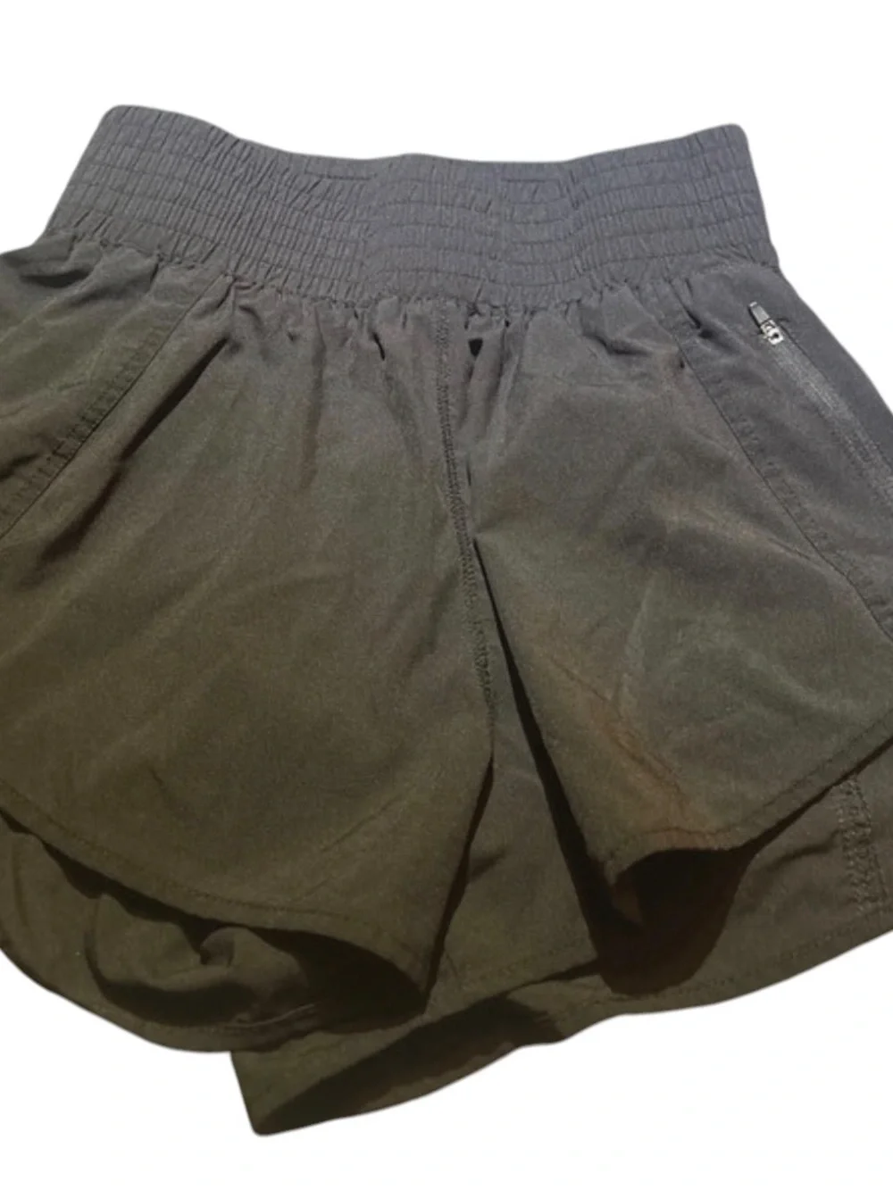 Nike Women's Light Sage Athletic Shorts 3 pair bundle.